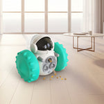 Dog and cat treat toy for interactive indoor play