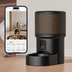 Smart automatic pet feeder with WiFi and timed feeding