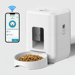 WiFi-enabled cat food dispenser for convenient feeding